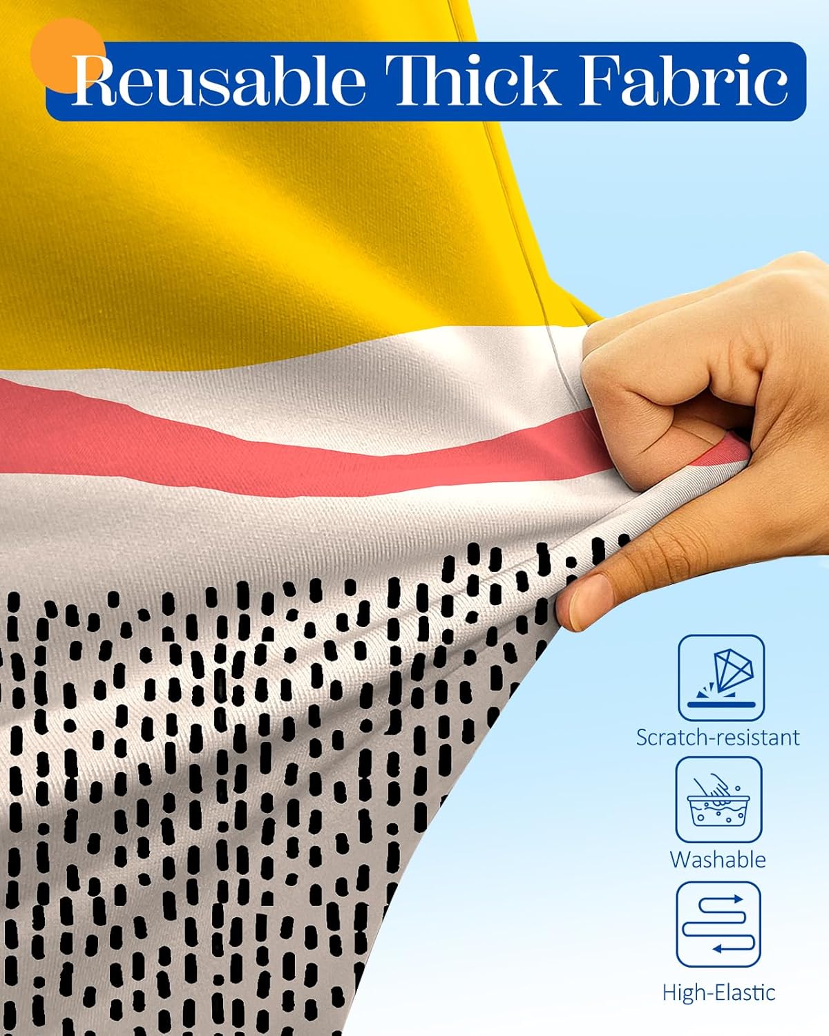 Slohif Luggage Cover for Suitcase Tsa Approved Protector - Luggage Sleeve Large Suit Case Cover Travel Stretch Baggage Case Protective Washable Fit 18-20 Inch Patchwork XS