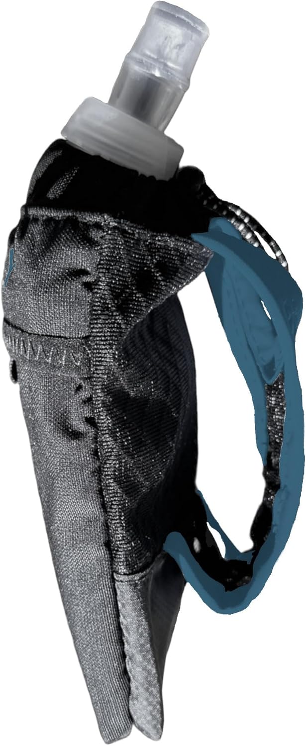 FITLY Soft Flask - Shrink As You Drink Soft Water Bottle for Hydration Pack - Folding Water Bottle Ideal for Running, Hiking, Cycling, Climbing & Rigorous Activity