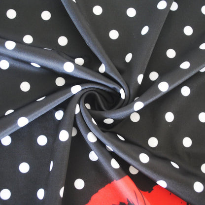 Explore Land Travel Luggage Cover Suitcase Protector Fits 27-30 Inch Case (Polkadot, L)