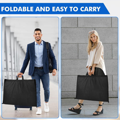 70" Long Garment Bags for Travel Dress, 2 Pack Dress Bags for Gowns, Garment Bag for Long Dress, Closet Wardrobe Bags for Gowns Tuxedos, Black