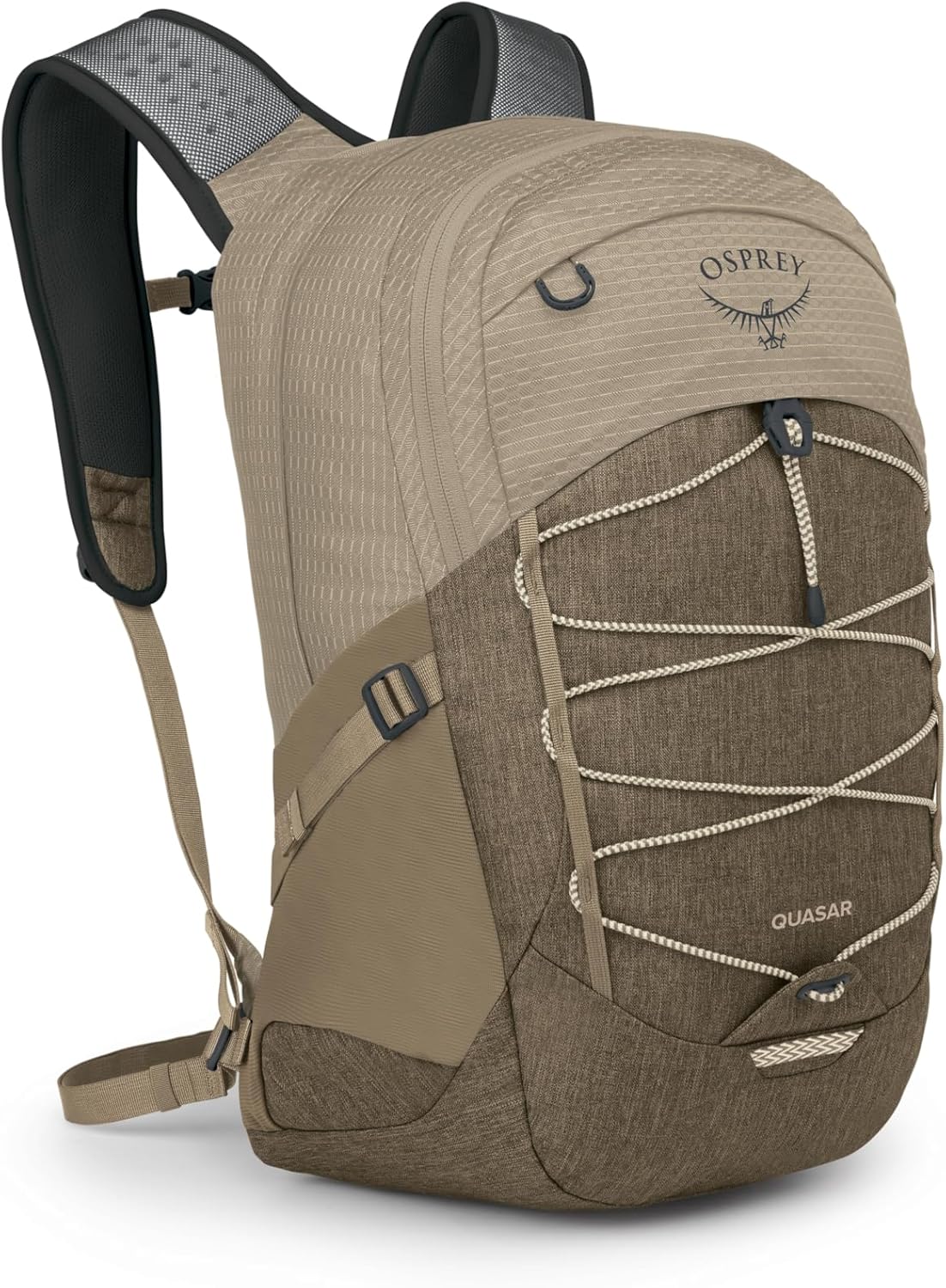 Osprey Quasar 26L Commuter Backpack, Alpaca Tan/Latte Brown Heather