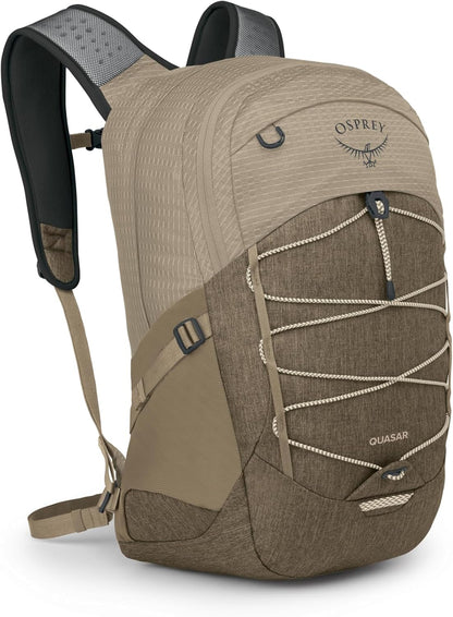 Osprey Quasar 26L Commuter Backpack, Alpaca Tan/Latte Brown Heather