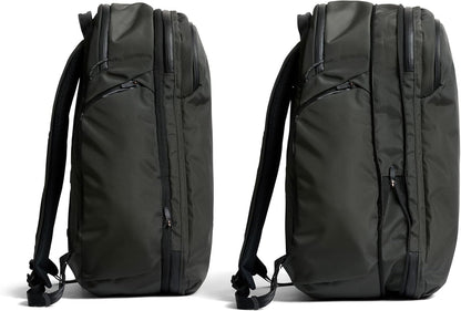 Bellroy Transit Travel Pack Pro (30–38 liter carry-on travel backpack, with laptop sleeve, RFID protection and zip bottle pocket) - Olive