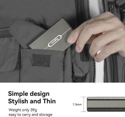 SMALLRIG Memory Card Case Holder Anti-Shock Anti-Fall and Scratch Suitable for SD/Micro SD/SIM Cards for Photography Enthusiasts - 2832B