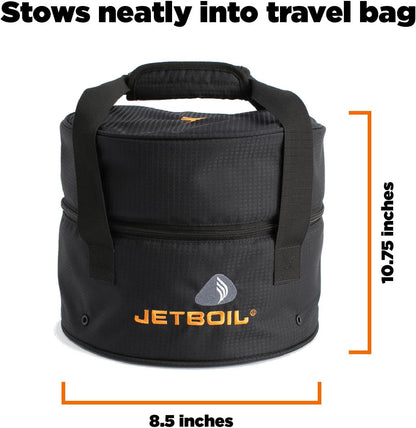 Jetboil Genesis Basecamp Backpacking and Camping Stove Cooking System with Camping Cookware