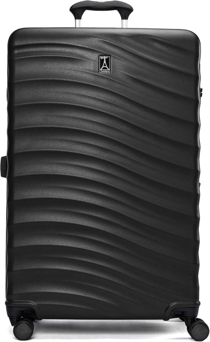 Travelpro Maxlite Air V2 Hardside Expandable Checked Luggage, 8 Spinner Wheels, Lightweight Hard Shell Suitcase, TSA lock, Black, Checked Large 28-Inch