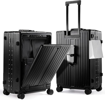 UrbanExplorer 24 Inch Check-In Aluminum Frame Luggage, ABS+PC Hard Shell by UrbanExplorer