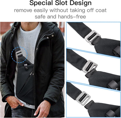 weiatas Sling Bag Chest Shoulder Backpack Crossbody Bags for Men Women Travel Outdoors