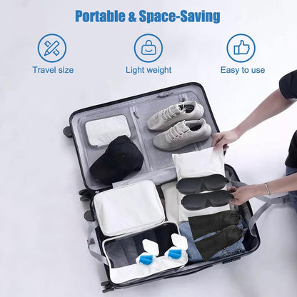 2 Pack Foot Hammock for Plane Travel, Portable Airplane Foot Rest Leg Hammock for Airplane Travel, Adjustable Plane Footrest Foot Sling for Long Flight