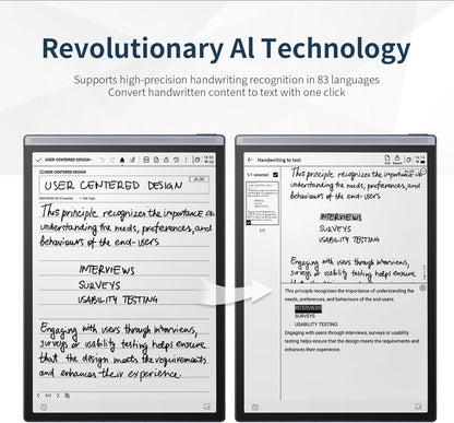 AINOTE Air 2, 8.2-inch AI Note-Taking Tablet E Ink Tablet with 24 Level Adjustable Light,Electronic Notebook with Pen,Voice-to-Text Transcription, Multi-Languages Chatgpt Support, for Meetings,Study.