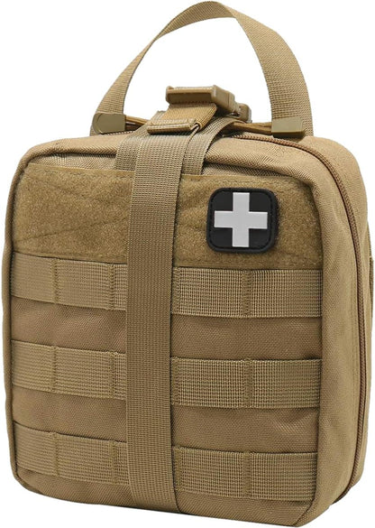 First Aid Kit Med Medical - Kit Rip-Off 180 pcs Water-Resistant Emergency Kit for Camping Hiking Home Outdoor Truck Vehicle Car Fishing Travel Biking