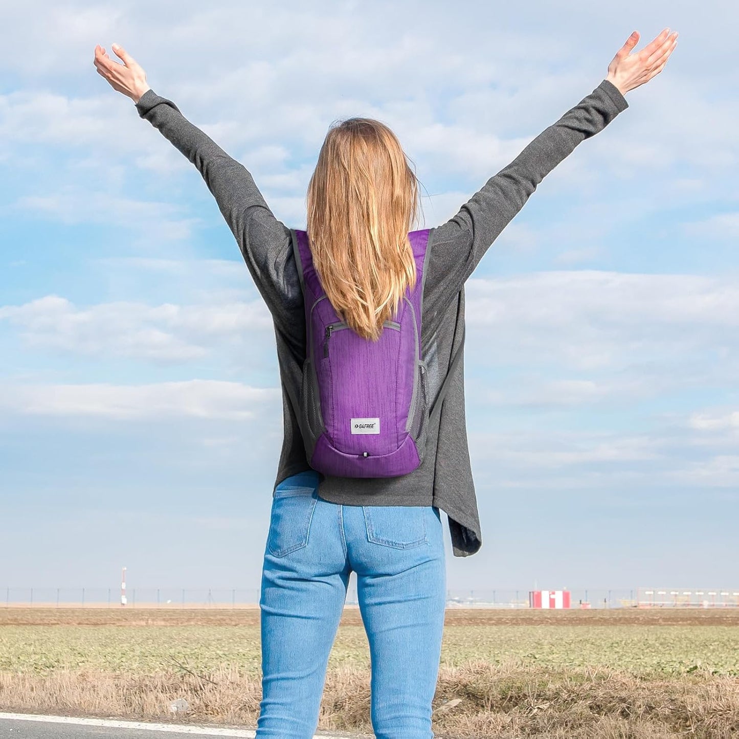 G4Free 10L/15L Hiking Backpack Lightweight Packable Hiking Daypack Small Travel Outdoor Foldable Shoulder Bag