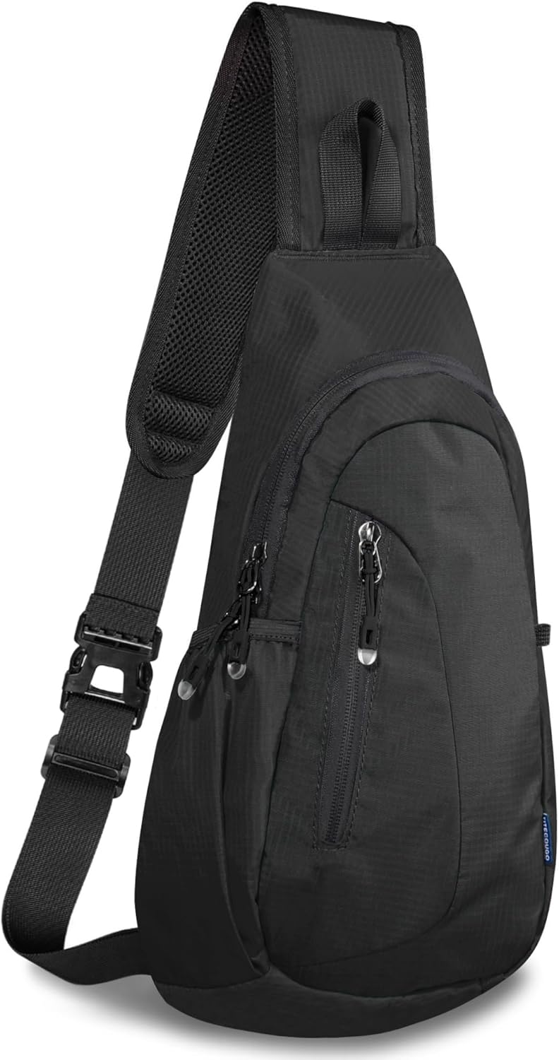 TITECOUGO Small Sling Bag, Lightweight Crossbody Backpack for Men Women, Shoulder Bag for Sports and Outdoor
