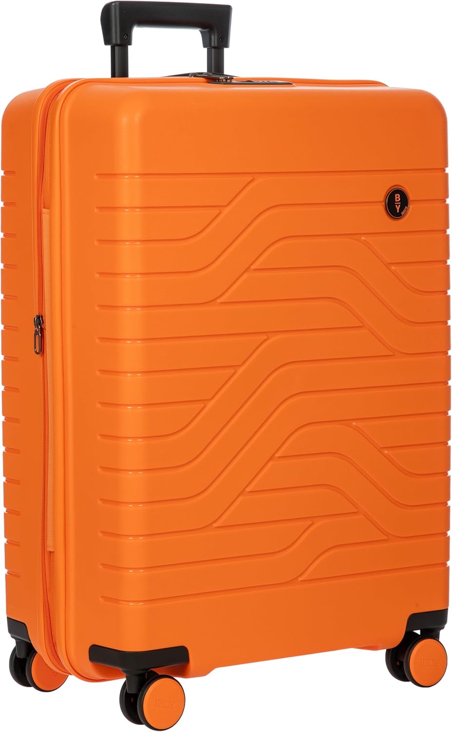 Bric's B|Y Ulisse Spinner Suitcase - 28" Inch Carry-On Luggage - Hard Exterior and TSA-Approved Lock - Orange