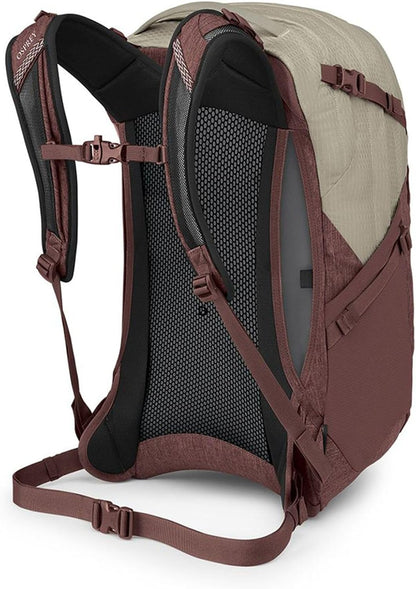 Osprey Tropos Laptop Backpack, Sawdust Tan/Raisin Red