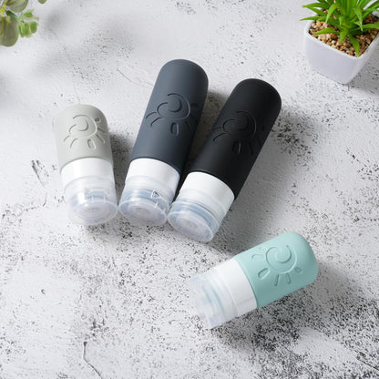 18 Pack travel Bottles for Toiletries, TSA Approved Silicone Travel Containers Leak Proof Refillable Travel Accessories for Shampoo Conditioner Lotion Body Wash(Multicolored A)