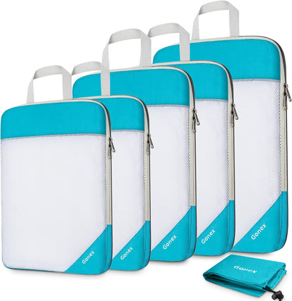 Compression Packing Cubes, Gonex Extensible Storage Mesh Bags Organizers