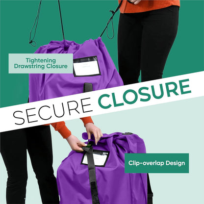 reperkid Premium Car Seat Travel Bag for Airplane - Durable, Universal Fit, Water-Resistant Gate Check Bag with Adjustable Carry Straps - for Safe and Hassle-Free Travel