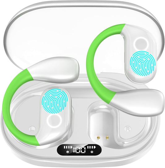 AI Language Translation Earbuds, Translator Earbuds Real Time with iOS & Android, Noise Cancelling,144-Language Bluetooth Headphones Translating Device for Travel and Business, White