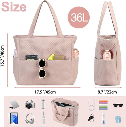 Beach Pool Bags Tote for Women Ladies Large Gym Tote Carry On Bag With Wet Compartment for Weekender Travel Waterproof