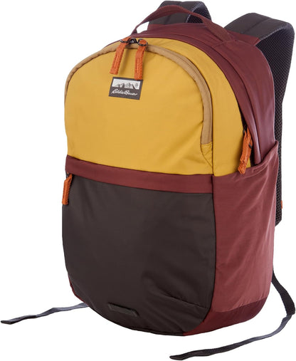 Eddie Bauer 26L Venture Backpack, Hydration and Laptop Compatible Daypack, Redwood and Antique Gold