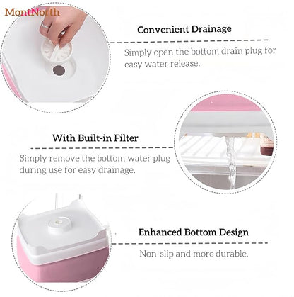 Collapsible Wash Basin 9L, Foldable Dish Tub - Image 6