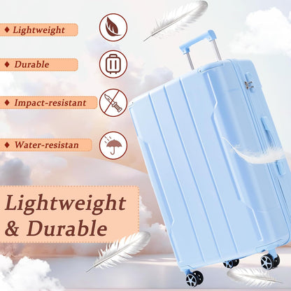 Merax 20 Inch Carry On Luggage Airline Approved, Hardshell ABS Suitcase with Spinner Wheels, TSA Lock, Lightweight Travel Luggage for Business Trips & Weekend Getaways