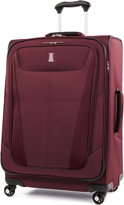 Travelpro Maxlite 5 Softside Expandable Checked Luggage with Spinner Wheels, Lightweight, 29-Inch — Burgundy