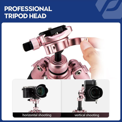 Fotopro FY820 Mini Travel Tripod (Pink)