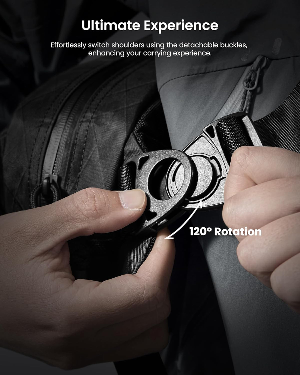 tomtoc 5.5L X-Pac Sling Bag for Nintendo Switch 2, Heavy Duty Crossbody Bag for Men, Water-resistant Carry Chest Daypack Travel Shoulder Pack for Steam Deck OLED, ROG Ally X, iPad mini, Tactical