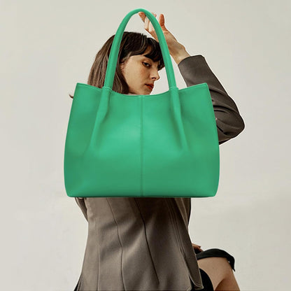 KKXIU Tote Bag for Women Vegan Leather Shoulder Purse Large Capacity Travel Bag