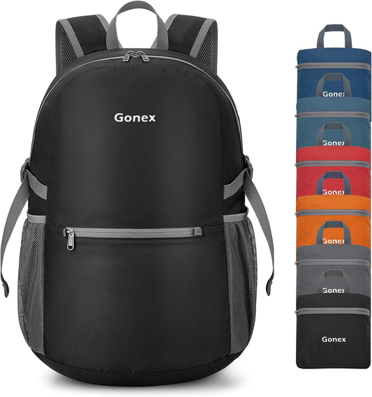 Gonex 30L Ultra Lightweight Packable Backpack, Handy Foldable Daypack for Camping Outdoor Travel Cycling Backpacking