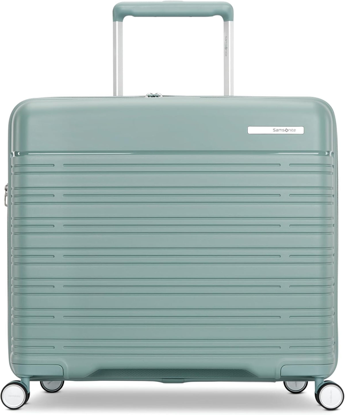 Samsonite Elevation Plus - Medium Hardside Luggage - Scratch Resistant Polypropylene Shell, RightHeight™ Adjustable Handle, Integrated AirTag Holder, TSA Lock, WetPak™ Compartment - Cypress Green