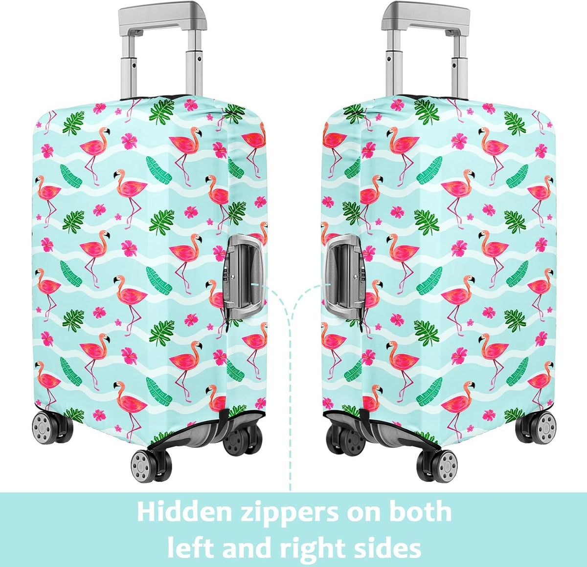 Luggage Cover for Suitcase Elastic Suitcase Cover Protector, Carry On Luggage Sleeve Anti Scratch Travel Essentials Fits 20-22 Inch Suitcase