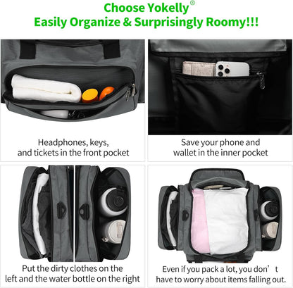 Sports Duffel Bag 20 inch for Travel Gym - Grey