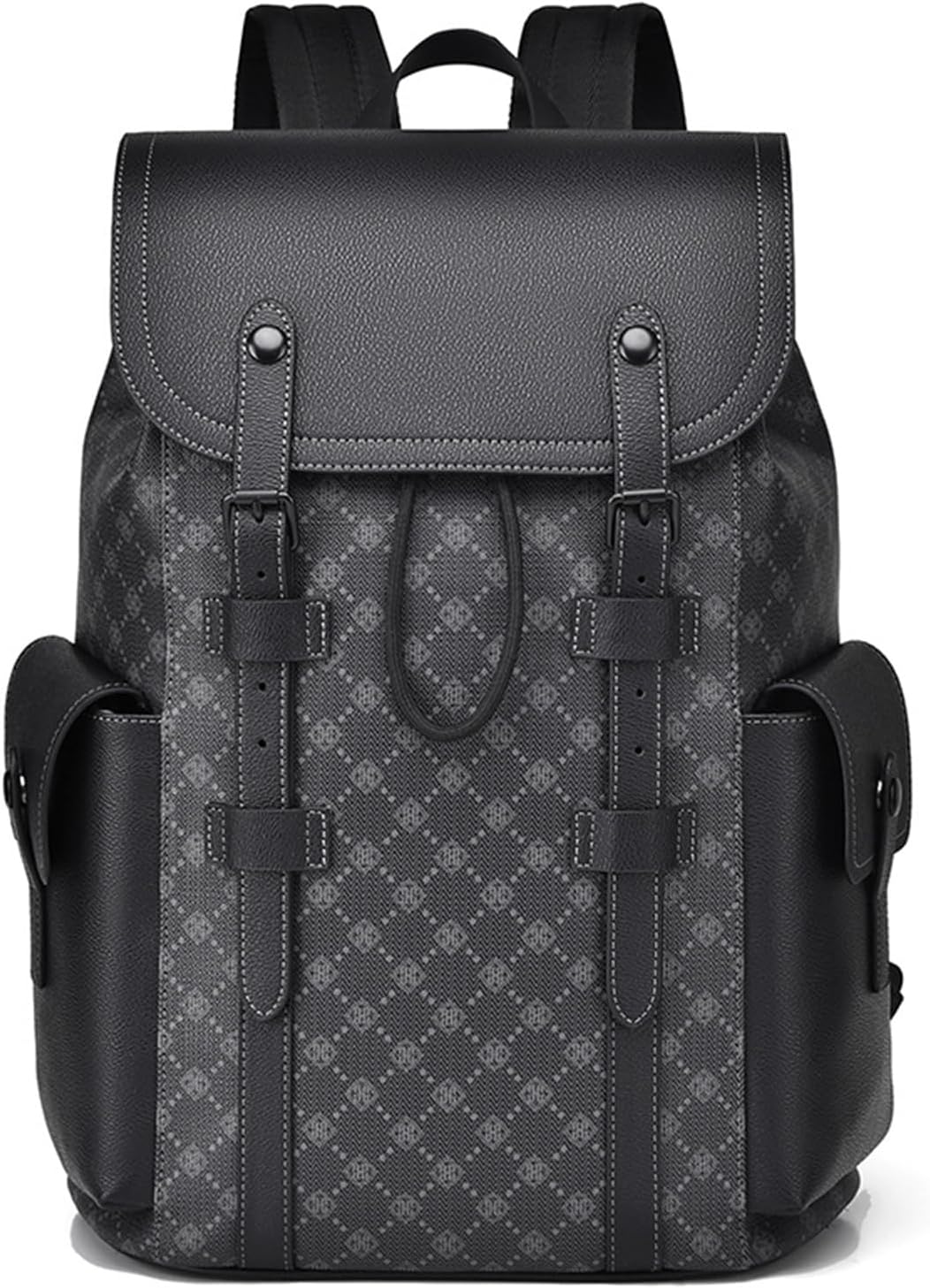 KingTo Laptop Backpack for Men Luxury Anti-Theft Travel Backpack Casual Business Waterproofing Computer Bag (black-1)