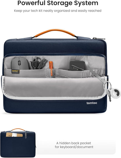 tomtoc 360 Protective Laptop Carrying Case for 15.6 Inch Acer Aspire 5 Slim Laptop, 15.6-16 Inch ASUS Strix G16/G15, Dell XPS 17, More Dell Lenovo ThinkPad 15 Inch Chromebook