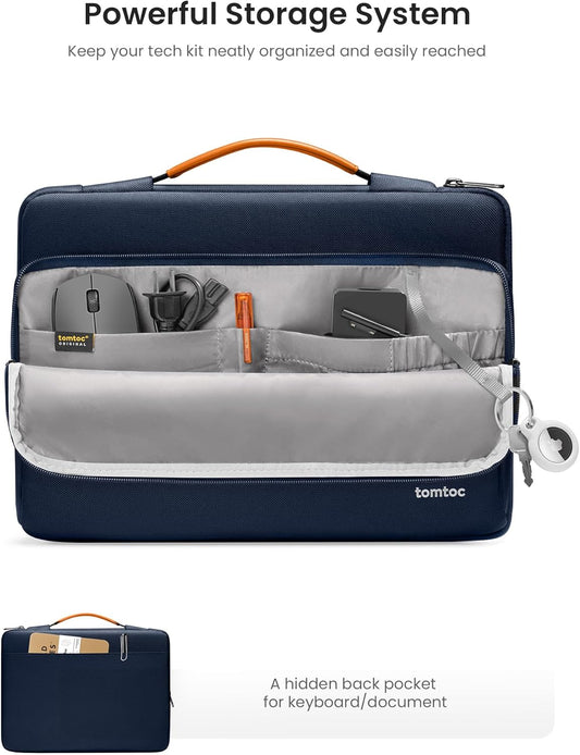 tomtoc 360 Protective Laptop Carrying Case for 15.6 Inch Acer Aspire 5 Slim Laptop, 15.6-16 Inch ASUS Strix G16/G15, Dell XPS 17, More Dell Lenovo ThinkPad 15 Inch Chromebook