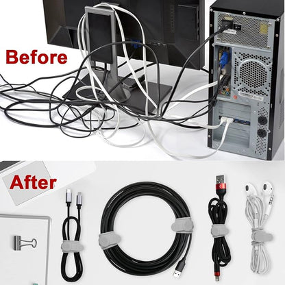 Nearockle 16Pcs Silicone Cable Straps Wire Organizer - Image 5