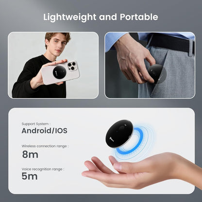 AIKYA AI Language Translator Device, Upgraded AI Translator, 135+ Language Translator, Real-time Voice/Photo/Recording Translation, BT5.4, Instant Language Translator for Travelling Business Study