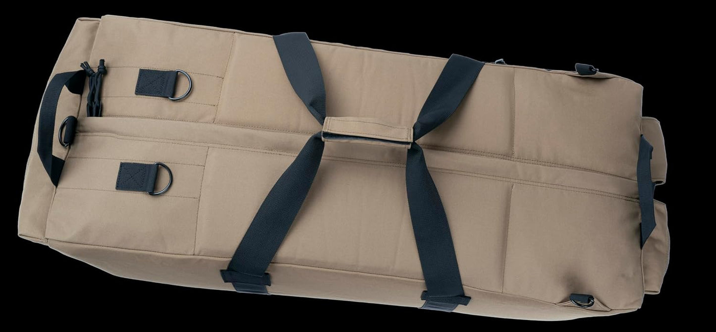 Large Military Duffle Bag Tactical Gear Load Out Bag Deployment Cargo Bag Travel Sports Equipment Duffel Luggage Bag with Backpack Straps 90L