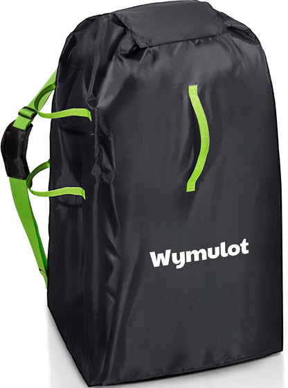 Large Stroller Bag for Airplane, Waterproof Stroller Travel Bag, Gate Check Stroller Bag for Single/Double Stroller Travel Bag with Handle and Drawstring Closure Stroller Cover (Black)