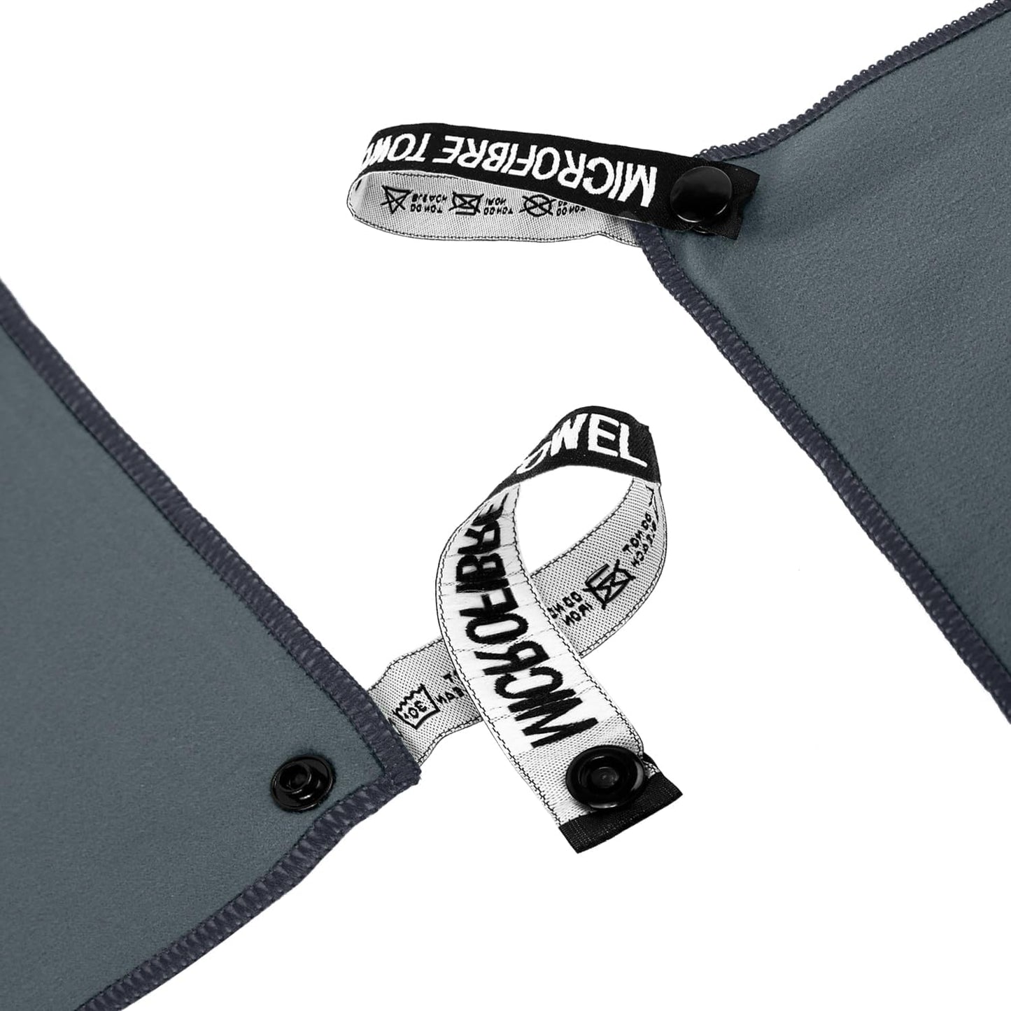 Microfiber Travel Towel, Soft Lightweight Quick Dry Towel, Super Absorbent Compact Travel & Sports & Beach Towels for Camping, Backpack, Gym, Swimming, Yoga, Hiking (M:20"×40" -Dark Gray)