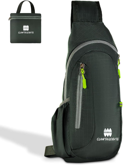 Small Sling Backpack, Lightweight Crossbody Backpack,Foldable Cross Body Bag for Men Women,Shoulder Bag for Sport Outdoors Hiking Traveling