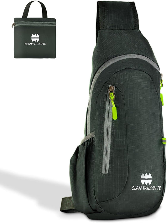 Small Sling Backpack, Lightweight Crossbody Backpack,Foldable Cross Body Bag for Men Women,Shoulder Bag for Sport Outdoors Hiking Traveling