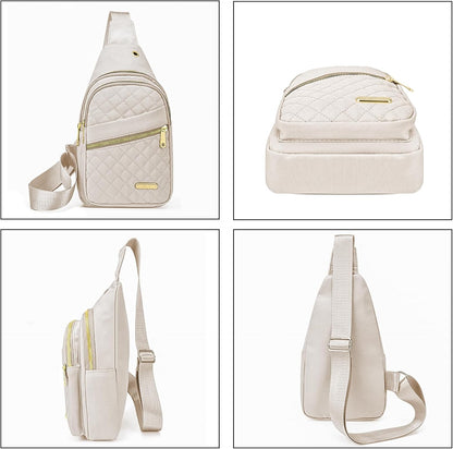 Small Sling Bag For Women Men Casual Crossbody Sling Backpack