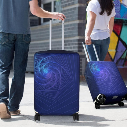 Explore Land Travel Luggage Cover Suitcase Protector Fits 27-30 Inch Case (Gyrotropic, L)