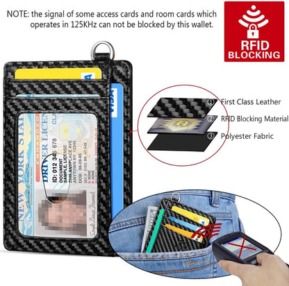 FurArt Slim Minimalist Wallet, Front Pocket Wallets, RFID Blocking, Credit Card Holder for Men & Women