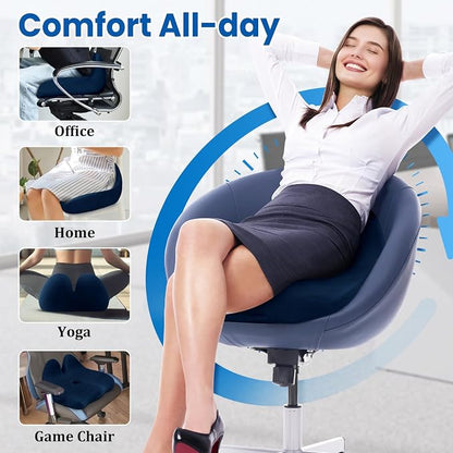 Seat Cushion, Memory Foam Office Chair Seat Cushion - Image 5