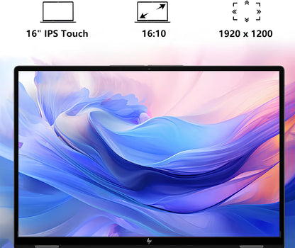 HP OmniBook X Flip Copilot+ AI PC 2-in-1 Laptop | 16" WUXGA Touch (400nits) | AMD 6-core Ryzen AI 5 340 (Up to 50 Tops) | 16GB DDR5 4TB SSD | Backlit 5MP IR Privacy Camera Win11Pro w/DLCA Accessory